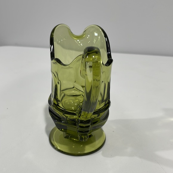 Fostoria Argus Green Henry Ford Museum HFM Sugar Bowl and Creamer set - Picture 11 of 16